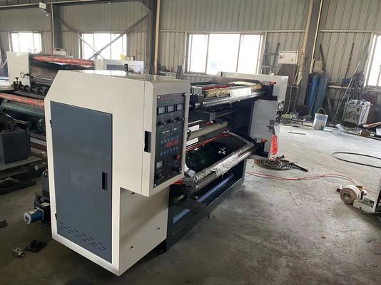 เครื่องตัดหนังกระดาษ OPP PVC เครื่องตัดกระดาษม้วน 5KW