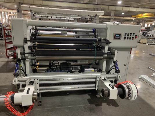 350m/Min OPP CPP การพิมพ์ฟิล์ม Jumbo Paper Roll Slitter Rewinder เครื่องตัดผ้าไม่เนื้อ