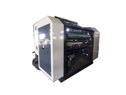 1300 เครื่องตัดหนัง OPP เครื่องตัดลาย Label Rewinder เครื่องบิดและตัด 380V